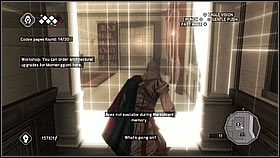 Na chwilę powrócimy do Desmonda , który zdecyduje się od razu wyjaśnić sprawę Ezio - Sekwencja 14 | Fabuła | Solucja Assassins Creed II - Assassins Creed II - poradnik do gry
