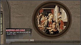 Madonna and Child - 320 f - dostępność: Florencja - Kolekcja obrazów | Ekonomia, sprzęt i walka Assassins Creed II - Assassins Creed II - poradnik do gry