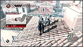 Na górze będzie trzeba powalczyć z kilkoma łucznikami - najłatwiej zrzucić ich z dachu na ziemię - Kontrakty na zabójstwa (5) | Zadania poboczne Assassins Creed II - Assassins Creed II - poradnik do gry