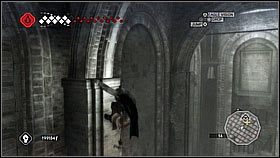 Z gzymsu przeskakujemy do przodu na belkę - Forli - Sekret Ravaldino | Podziemia w Assassins Creed II - Assassins Creed II - poradnik do gry