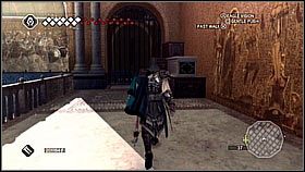 Przemieszczamy się w prawo i potem po uchwytach w górę na balkon - Wenecja - Sekret San Marco | Podziemia w Assassins Creed II - Assassins Creed II - poradnik do gry