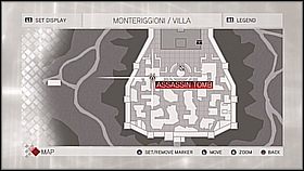 1 - Monteriggioni Villa - Krypta rodowa | Lokacje dodatkowe w Assassins Creed II - Assassins Creed II - poradnik do gry