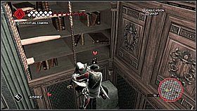 Z półki zeskakujemy do drugiego pokoju przez otwór - Florencja - Kryjówka Templariuszy | Lokacje dodatkowe w Assassins Creed II - Assassins Creed II - poradnik do gry