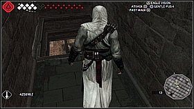 Wracamy do głównego korytarza i wchodzimy na szafę - z niej skaczemy na żyrandol - Florencja - Kryjówka Templariuszy | Lokacje dodatkowe w Assassins Creed II - Assassins Creed II - poradnik do gry