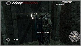 Na końcu skaczemy z belki do siana na dole [1] i otwieramy drzwi używając mechanizmu - Wenecja - Kryjówka Templariuszy | Lokacje dodatkowe w Assassins Creed II - Assassins Creed II - poradnik do gry