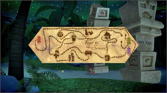 Mapa dżungli. - The Trial and Execution of Guybrush Threepwood 2 | Chapter 4 - Tales of Monkey Island - poradnik do gry