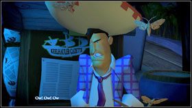 Bogatszy o wiedzę na temat owadów udaj się do chaty Voodoo Lady [MAPA: Chata Voodoo Lady ] - The Trial and Execution of Guybrush Threepwood 3 | Chapter 4 - Tales of Monkey Island - poradnik do gry