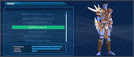 Otrzymamy go przy Tarkyun Pack (300000 XP) - Navi | Pancerze | Avatar Gra komputerowa - Avatar: Gra komputerowa - poradnik do gry