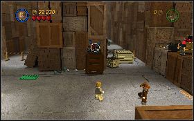 Ją również zniszcz, a pudło przenieść na drugie zielone pole - Rzeź w Hangarze | Kryształowa Czaszka Akt I | LEGO Indiana Jones 2 - LEGO Indiana Jones 2: The Adventure Continues - poradnik do gry