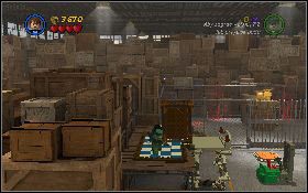 Aby rozpocząć to zadanie udaj się do hangaru [1] w bazie wojskowej - Zabawa wózkiem widłowym (bonus) | Kryształowa Czaszka Akt I - LEGO Indiana Jones 2: The Adventure Continues - poradnik do gry