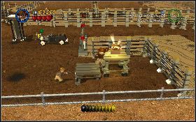 Po drodze możesz zebrać 12 niebieskich i 10 zielonych balonów [1] , dzięki którym będziesz mógł na końcu etapu aktywować dwie platformy i dotrzeć do sporej ilości monet - Stacja benzynowa (bonus) | Kryształowa Czaszka Akt I | LEGO Indiana Jones 2 - LEGO Indiana Jones 2: The Adventure Continues - poradnik do gry