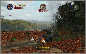 Następnie kładź je mrowiskach [1] , z których wyłażą czerwone mrówki - Pojedynek z Dowczenką | Kryształowa Czaszka Akt II | LEGO Indiana Jones 2 - LEGO Indiana Jones 2: The Adventure Continues - poradnik do gry