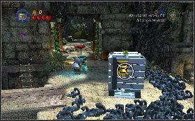 Misję tę rozpoczynasz w grobowcu [1] , znanym z misji Grobowiec Zagłady - Czas w grobowcu (bonus) | Kryształowa Czaszka Akt II | LEGO Indiana Jones 2 - LEGO Indiana Jones 2: The Adventure Continues - poradnik do gry