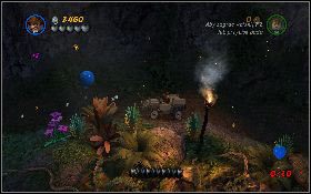 Aby rozpocząć to zadanie, udaj się do miejsca [1] , w którym zaatakowali cię rosyjscy oficerowie - Leśne runo (bonus) | Kryształowa Czaszka Akt II | LEGO Indiana Jones 2 - LEGO Indiana Jones 2: The Adventure Continues - poradnik do gry