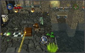 Aby rozpocząć to zadanie udaj się do budki strażniczej [1] przy pasie startowym i zapukaj w nią żołnierzem - Lotnisko w Peru (bonus) | Kryształowa Czaszka Akt II | LEGO Indiana Jones 2 - LEGO Indiana Jones 2: The Adventure Continues - poradnik do gry