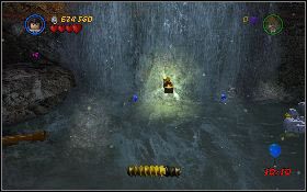 Ostatni [1] jest na w przejeździe w dół i na prawo od furgonetki lodziarza - Gorączka na brzegu rzeki (bonus) | Kryształowa Czaszka Akt III - LEGO Indiana Jones 2: The Adventure Continues - poradnik do gry