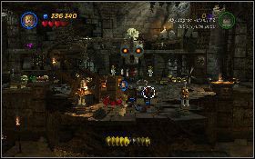 Czwarty brylant znajdziesz na prawo od głównej sali, na chodniku z czaszkami [1] - Skarb albo psikus (bonus) | Kryształowa Czaszka Akt III | LEGO Indiana Jones 2 - LEGO Indiana Jones 2: The Adventure Continues - poradnik do gry