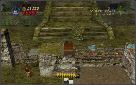 Następnie napraw biało-czarną podłogę z prawej [1] - Żarty w dżungli (bonus) | Kryształowa Czaszka Akt III | LEGO Indiana Jones 2 - LEGO Indiana Jones 2: The Adventure Continues - poradnik do gry