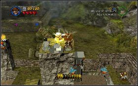 Zrzuć skrzynię z lewej strony, a z wysypanych klocków stwórz drabinę [1] - Żarty w dżungli (bonus) | Kryształowa Czaszka Akt III | LEGO Indiana Jones 2 - LEGO Indiana Jones 2: The Adventure Continues - poradnik do gry