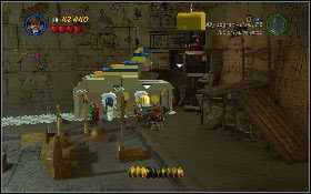 Wróć do dużego posągu i przepchnij go w prawo [1] - Tajemnicza krypta (bonus) | Poszukiwacze Zaginionej Arki | LEGO Indiana Jones 2 - LEGO Indiana Jones 2: The Adventure Continues - poradnik do gry