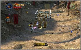 Wejdź na górę i zepchnij na dół drewnianą skrzynię [1] - Buldożer (bonus) | Poszukiwacze Zaginionej Arki | LEGO Indiana Jones 2 - LEGO Indiana Jones 2: The Adventure Continues - poradnik do gry