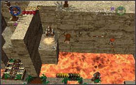 Wskocz na wysuniętą z lewy platformę i przeskocz na ląd z prawej - Hangar na lotnisku (bonus) | Poszukiwacze Zaginionej Arki | LEGO Indiana Jones 2 - LEGO Indiana Jones 2: The Adventure Continues - poradnik do gry