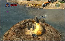 Po uzbieraniu 10 skarbów udaj się do miejsca, leżącego na południe od zamkniętej bazy wojskowej - Superpremia | Poszukiwacze Zaginionej Arki | LEGO Indiana Jones 2 - LEGO Indiana Jones 2: The Adventure Continues - poradnik do gry