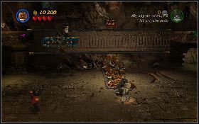 Aby zdobyć drugie, udaj się na prawo i zniszcz ścianę w prawym górnym narożniku [1] - Jezioro lawy (bonus) | Świątynia Zagłady | LEGO Indiana Jones 2 - LEGO Indiana Jones 2: The Adventure Continues - poradnik do gry