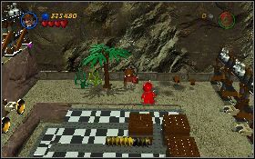 Wróć na dół i przejdź przez bramę [1] z lewej - Górska jaskinia (bonus) | Świątynia Zagłady | LEGO Indiana Jones 2 - LEGO Indiana Jones 2: The Adventure Continues - poradnik do gry