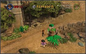 03 - Klocki Zielone (brązowe fragmentu muru) | Świątynia Zagłady - LEGO Indiana Jones 2: The Adventure Continues - poradnik do gry