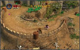 07 - Klocki Zielone (brązowe fragmentu muru) | Świątynia Zagłady - LEGO Indiana Jones 2: The Adventure Continues - poradnik do gry