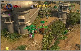 10 - Klocki Zielone (brązowe fragmentu muru) | Świątynia Zagłady - LEGO Indiana Jones 2: The Adventure Continues - poradnik do gry