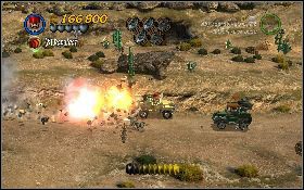 Kiedy skończysz z pierwszą grupą, czołg strzeli w kamienie, w których powstanie luka - Działo w kanionie | Ostatnia Krucjata | LEGO Indiana Jones 2 - LEGO Indiana Jones 2: The Adventure Continues - poradnik do gry