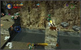 Wróć do poprzedniej lokacji i rzuć szablę w linę z lewej [1] - Grota na plaży (bonus) | Ostatnia Krucjata | LEGO Indiana Jones 2 - LEGO Indiana Jones 2: The Adventure Continues - poradnik do gry