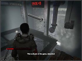 Przechodzimy przez kładkę i wdrapujemy się na drabinę prowadzącą na poziom 2 #1 - [Opis przejścia - Tapp] cz. 1 | Piła - Piła - poradnik do gry