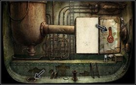 Zaczynamy od przyjrzenia się plątaninie rur #1 - [Opis przejścia] Scena 13 | Machinarium - Machinarium - poradnik do gry