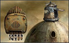 Przechodzimy na lewą stronę kopuły i klikamy na mechanizm #1 - [Opis przejścia] Scena 20 | Machinarium - Machinarium - poradnik do gry