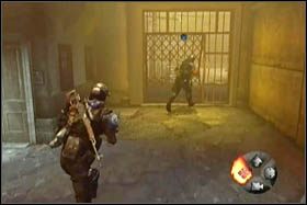 Kilkadziesiąt metrów dalej natrafiamy na kolejną bramę, przechodzimy przez nią i przygotowujemy się na mocniejsze starcie - [Opis przejścia - Etap 3] cz. 1 - Army of Two: The 40th Day - poradnik do gry