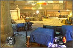 W ten sposób dotarłeś do otwartego placu przed zamkniętymi garażami - [Opis przejścia - Etap 3] cz. 1 - Army of Two: The 40th Day - poradnik do gry