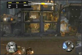 Przeciwnicy pojawiać się będą na dwóch sąsiednich budynkach, po lewej i prawej stronie - [Opis przejścia - Etap 4] cz. 2 - Army of Two: The 40th Day - poradnik do gry