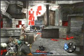 Dalsza droga prowadzić będzie przez wąskie uliczki, do których wejście znajduje się po przeciwnej stronie placu od miejsca, z którego tam trafisz - [Opis przejścia - Etap 5] cz. 1 - Army of Two: The 40th Day - poradnik do gry