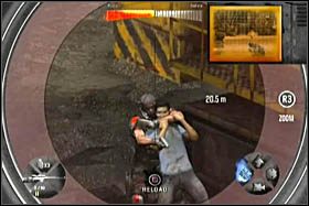 Natkniesz się tam na jedynego, podczas całego etapu, cywila ZAKŁADNIK - 1 - [Opis przejścia - Etap 5] cz. 1 - Army of Two: The 40th Day - poradnik do gry