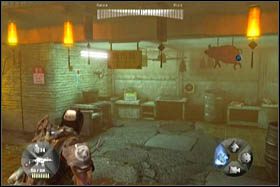 Pierwsze radio znajduje się koło miejsca, w którym uratujesz (a przynajmniej masz taką możliwość) pierwszych cywili (na stoliku, w zielonkawej wnęce) - [Sekrety - Etap 3] - Army of Two: The 40th Day - poradnik do gry