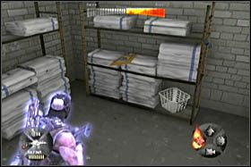 Ostatnia koperta jest w pomieszczeniu po lewej, na końcu korytarza, do którego trafisz niedługo po walce z przeciwnikami z miotaczami ognia - [Sekrety - Etap 4] - Army of Two: The 40th Day - poradnik do gry