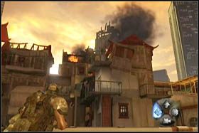 Kot pierwszy, podobnie jak i koperta, jest ukryty w miejscu ostatniego starcia przed szpitalem, na dachach - [Sekrety - Etap 4] - Army of Two: The 40th Day - poradnik do gry