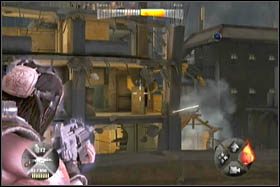 Drugi kot znajduje się w bardzo charakterystycznym miejscu, choć nie oznacza to, że łatwo go dostrzec - [Sekrety - Etap 4] - Army of Two: The 40th Day - poradnik do gry