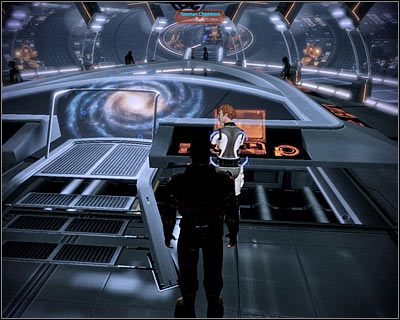 Kelly odnajdziesz na drugim pokładzie Normandii, niedaleko konsoli służącej do wybierania kolejnych celów podróży. - Mass Effect 2: Romans z Kelly Chambers - Mass Effect 2 - poradnik do gry