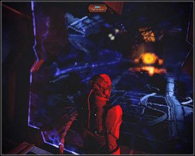 Po znalezieniu się na górze zignoruj fakt, że znaczna część kadłuba jest zniszczona - Mass Effect 2: Uratuj Jokera - opis przejścia, solucja - Mass Effect 2 - poradnik do gry
