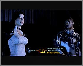 Opis: Do wykonywania tego zadania przystąpisz już po pierwszej rozmowie z Człowiekiem Iluzją i po kliknięciu na pokazanych na pierwszym screenie drzwiach - Mass Effect 2: Pochód Wolności - opis przejścia, solucja - Mass Effect 2 - poradnik do gry