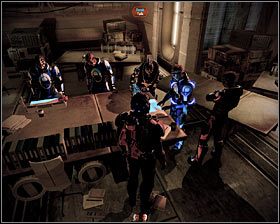 Zbadaj teraz korytarz znajdujący się na końcu tego pomieszczenia (pierwszy screen) - Mass Effect 2: Akta, Archanioł - opis przejścia, solucja - Mass Effect 2 - poradnik do gry